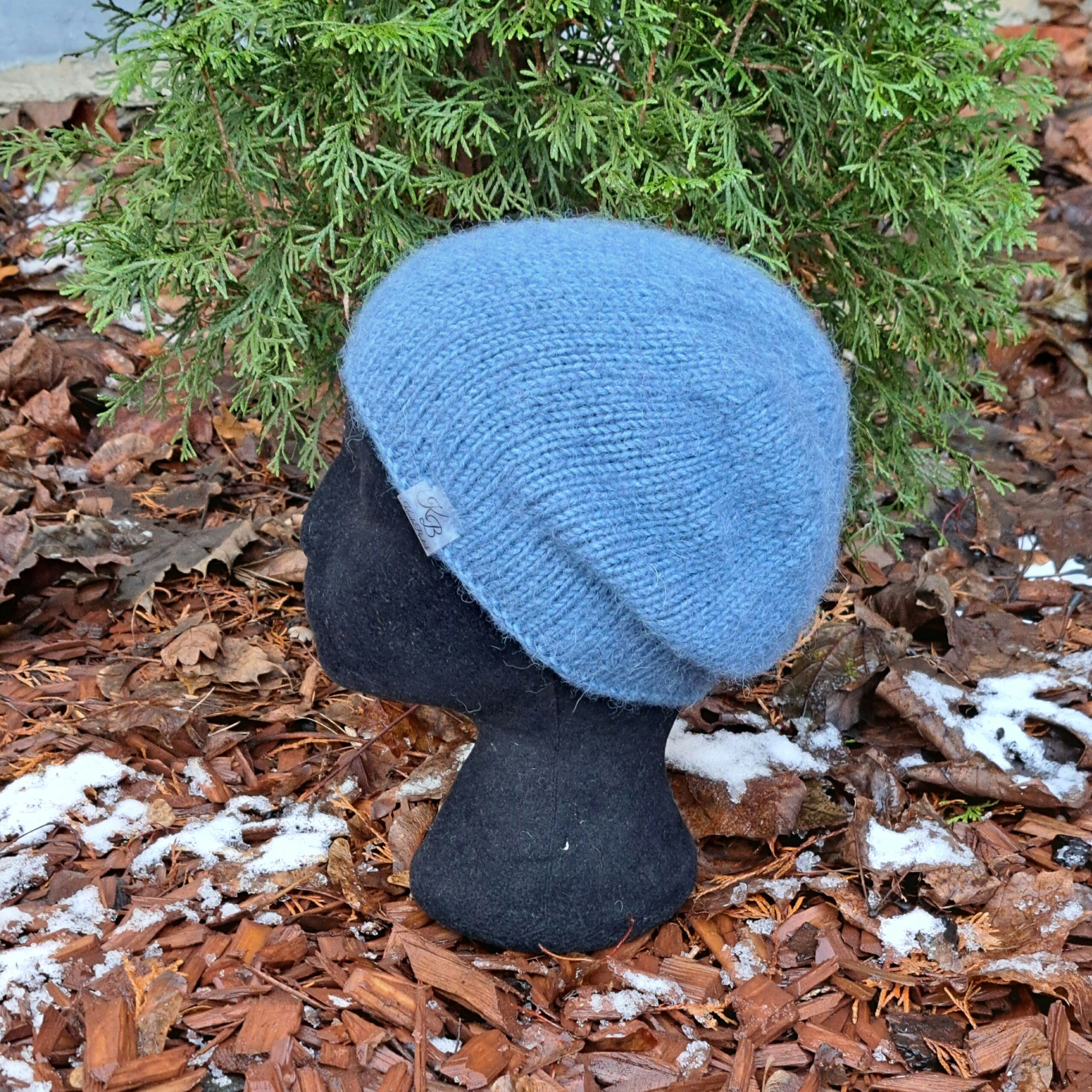 Alpaka-meriino beanie helesinine - Image 3