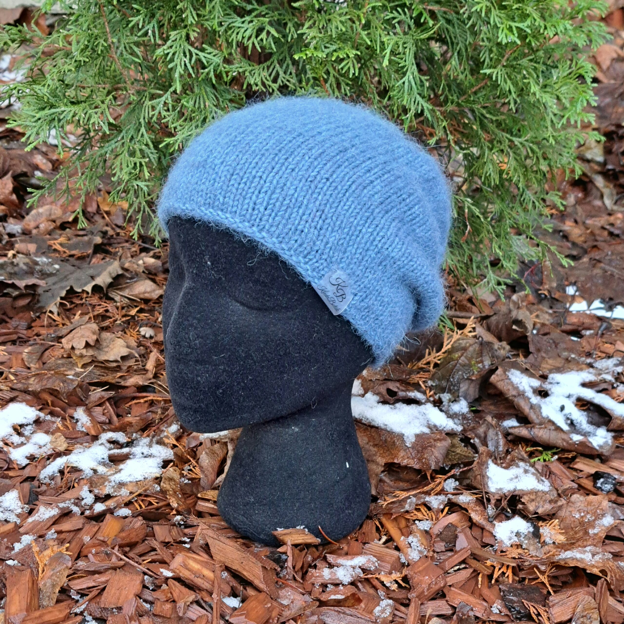 Alpaka-meriino beanie helesinine - Image 2