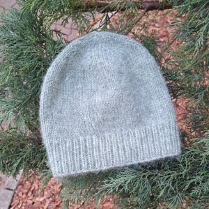 Alpaka-meriino beanie soonikuga salveiroheline