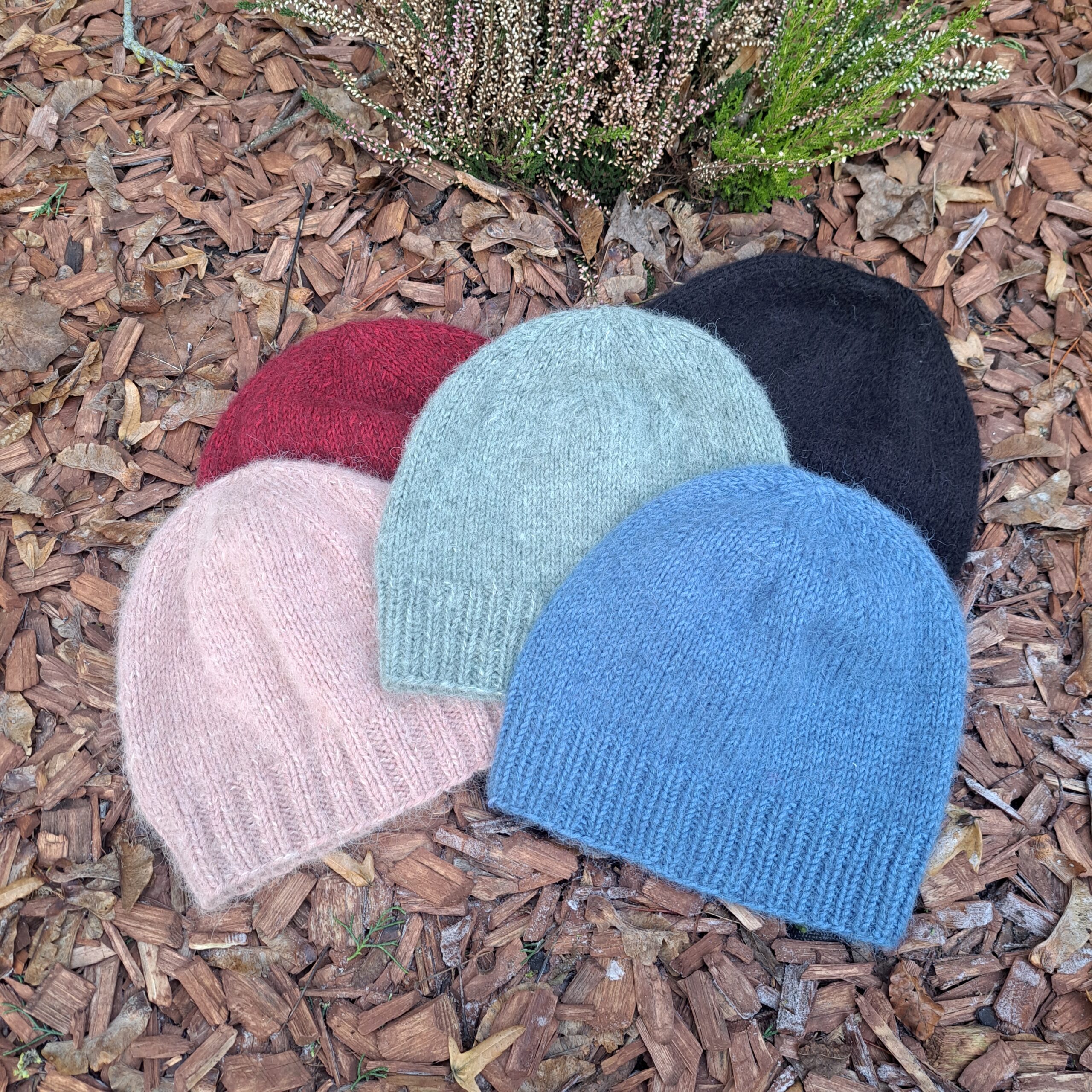 Alpaka-meriino beanie soonikuga teksasinine - Image 4